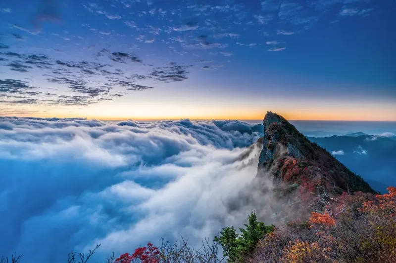 細かいことが気になる　石鎚山